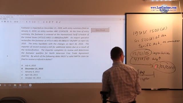 October 2012 Question 72 U.S. Customs Broker License Exam Discussion смотреть онлайн