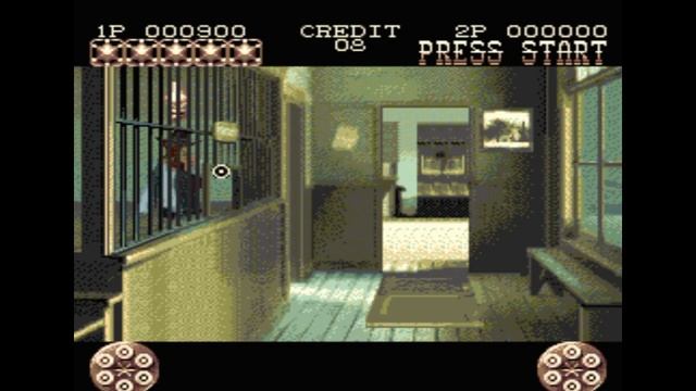 Sega Mega Drive 2 (Smd) 16-bit Lethal Enforcers 2 Gun Fighters Stage 1