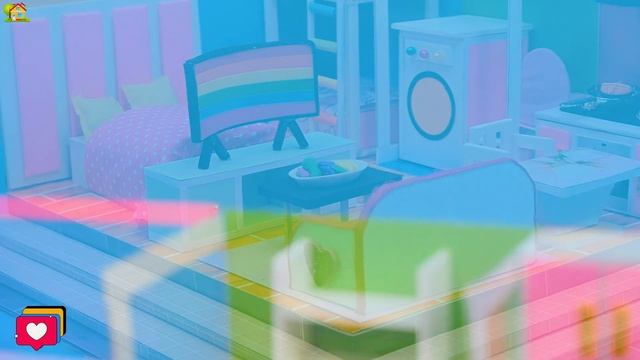 (EASY)DIY Build Very Simple Apartment With Double Bed Large Kitchen Living Room #4 - Pinky Cardboar смотреть онлайн