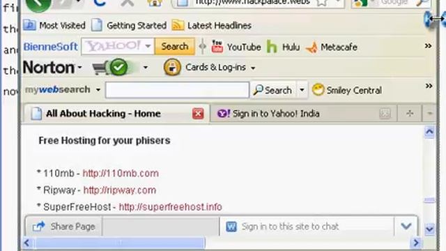 how to create a fake login page for yahoo смотреть онлайн