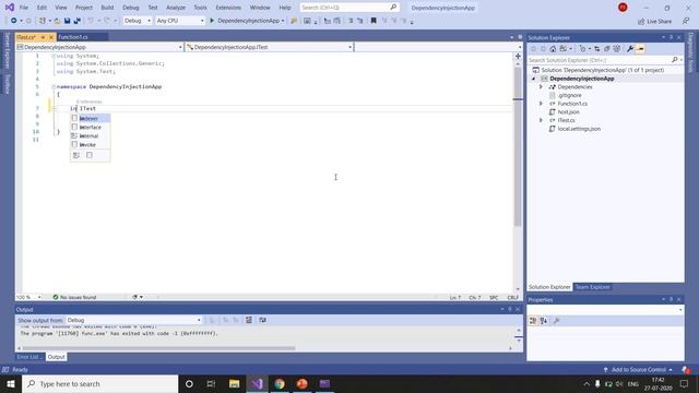 Dependency injection in azure function || Azure Function using local setting file || Use common key смотреть онлайн
