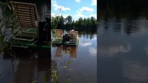 Катамаран с электромотором