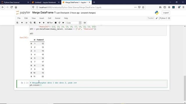Belajar Pandas : Menggabungkan Data смотреть онлайн