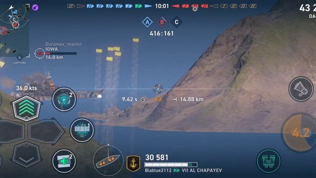 Azur Lane Chapayev first match - World of Warships: Legends (mobile) смотреть онлайн