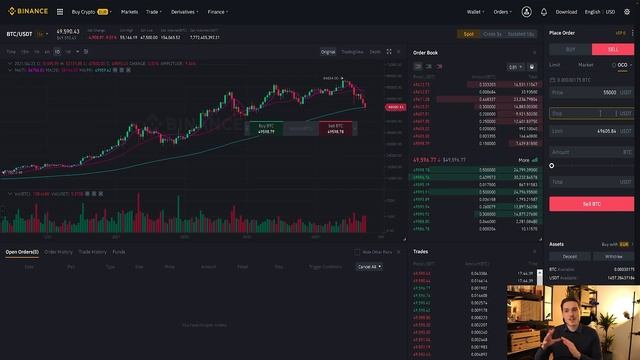 Binance OCO Orders: How To Set Take Profit & Stop Loss? [READ PINNED COMMENT!] смотреть онлайн
