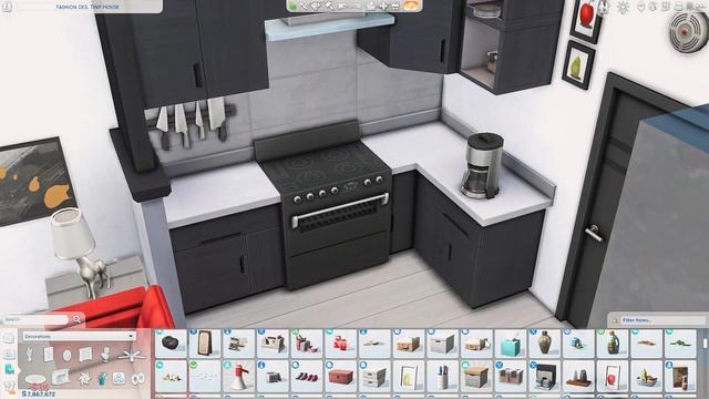 Modern Vampire's Tiny House (and secret lair) ??♀️? | The Sims 4 Speed Build смотреть онлайн