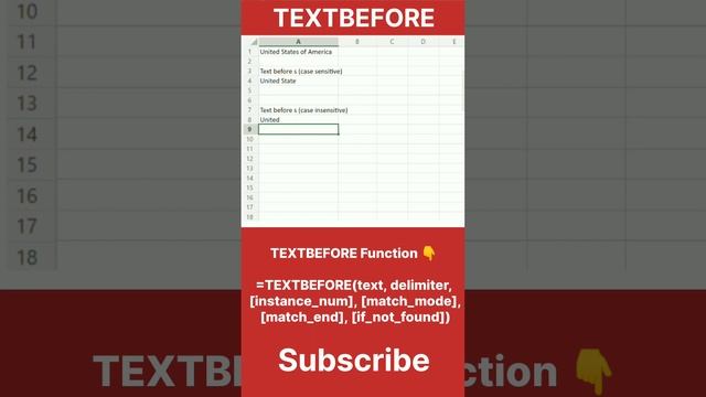 TEXTBEFORE & TEXTAFTER Function in excel ll TEXTBEFORE & TEXTAFTER Formula in excel смотреть онлайн