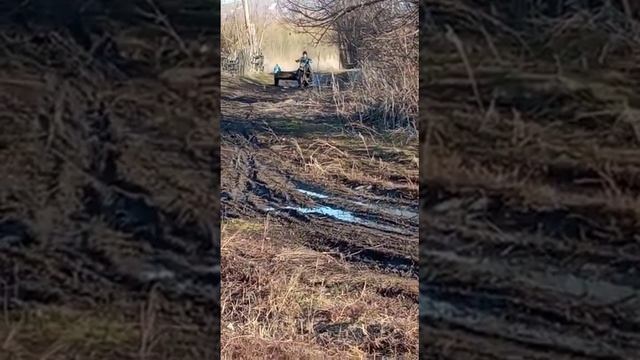 покатушки на мотоцикле СССР Иж планета 56 смотреть онлайн