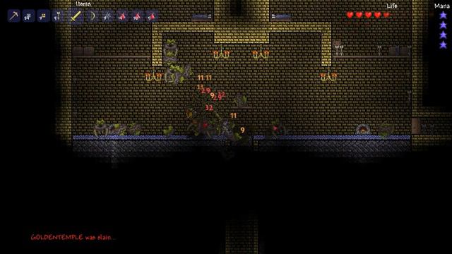 Terraria - The Golden Temple Custom Map with Nova Part 4: World Ender смотреть онлайн
