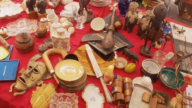 Shopping at Flea Markets in Paris | My favorite brand "Villeroy & Boch" | Antique vintage hunting смотреть онлайн