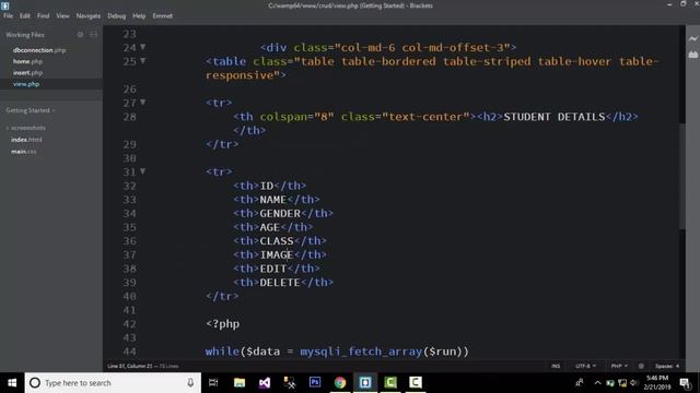(PART-2) CREATING CRUD APPLICATION WITH IMAGES IN PHP (URDU / HINDI) смотреть онлайн