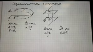 3.2 Теорема о пересечении параллельных плоскостей третьей плоскостью