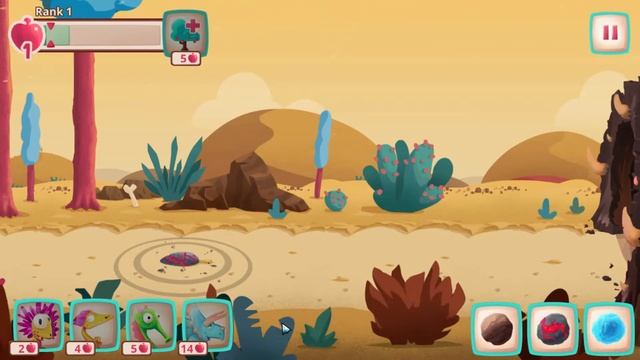Dino Bash (Dinosaurs v Cavemen Tower Defense Wars) - Game for iOS/ Android смотреть онлайн