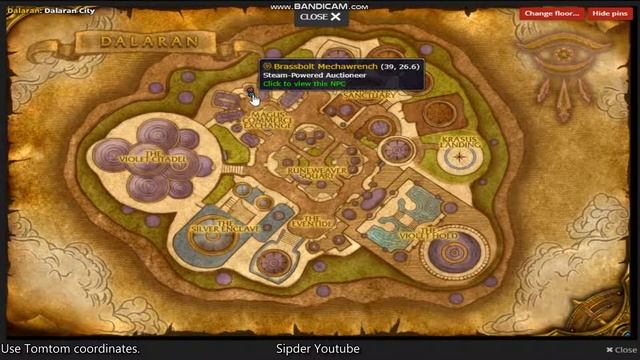 Dalaran Auction House Location WoW Lich King смотреть онлайн