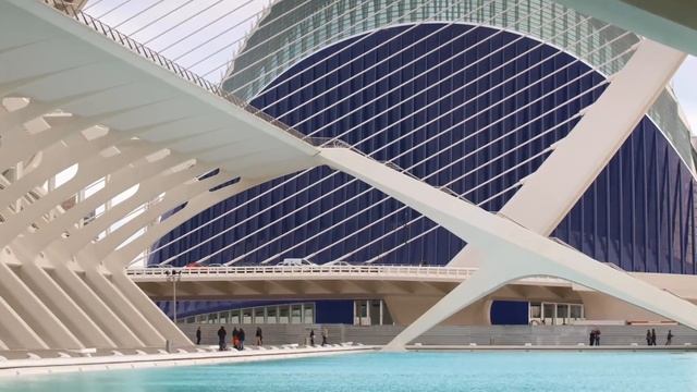 Valencia-La città delle Arti e delle Scienze- arch. Santiago Calatrava смотреть онлайн