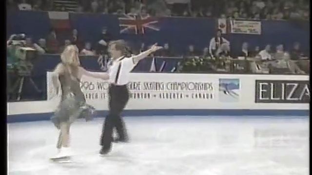 Moniotte & Lavanchy (FRA) - 1995 World Figure Skating Championships, Free Dance смотреть онлайн
