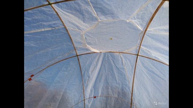 Теплица-купол. Быстро. Без коннекторов и заморочек. Greenhouse dome. Fast. Without connectors. смотреть онлайн