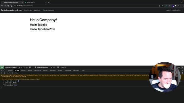 Aufbau einer Bestellverwaltung mit Symfony 5 → Folge 14: Die ersten Vue-Components смотреть онлайн