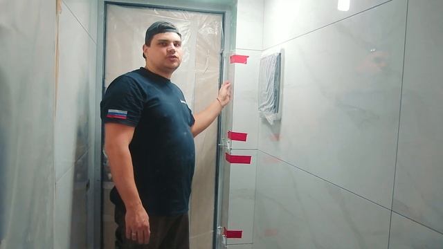 Как класть плитку на стены 2? Углы под 45, обработка плитки, убираем сколы, Фэйлы! смотреть онлайн