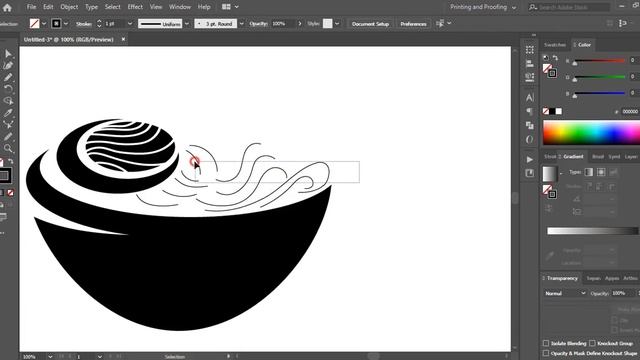 Logo Design Illustrator || How to create a Logo || Graphic Design In Adobe Illustrator cc смотреть онлайн