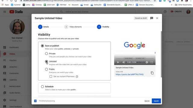 Upload video to YouTube as UNLISTED and Embedding into a Blog Post смотреть онлайн