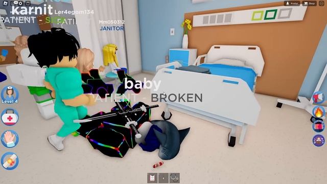 Брайс ПРИНИМАЕТ РОДЫ! Такого в Брукхейвен ТЫ не увидишь! Госпиталь Роблокс смотреть онлайн