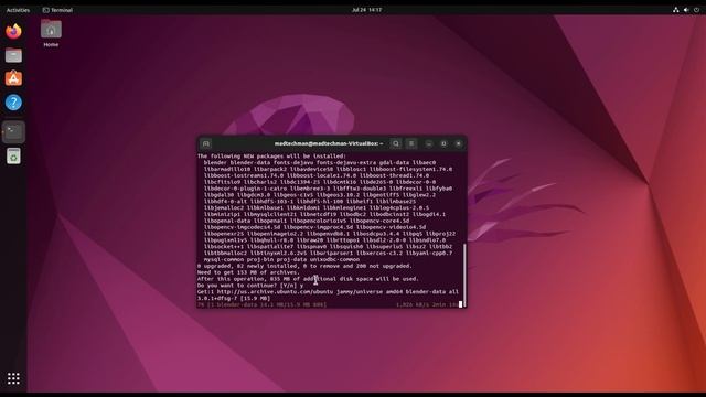How to Install Blender on Ubuntu Linux using Terminal смотреть онлайн