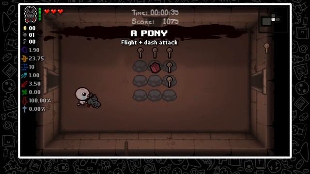 A Pony - Item Guide - The Binding of Isaac: Rebirth смотреть онлайн