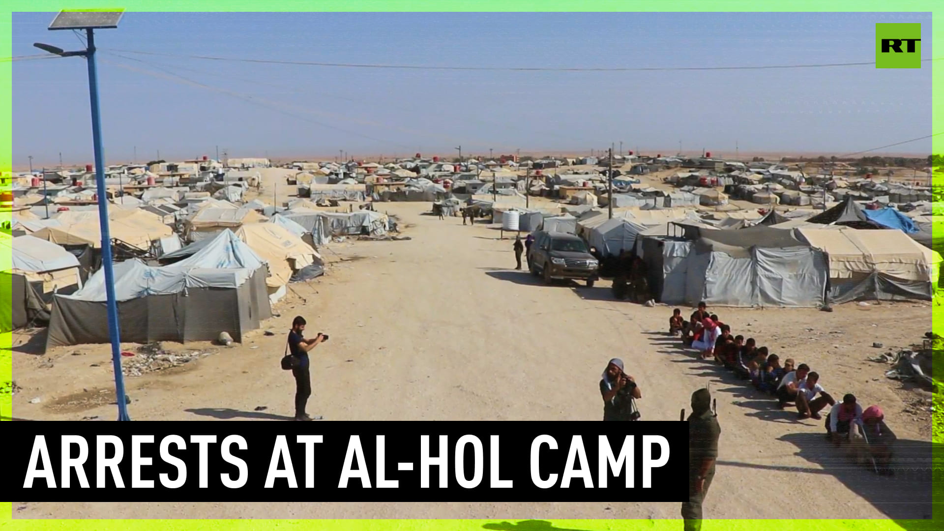 Suspected ISIS Extremists Detained In Syria