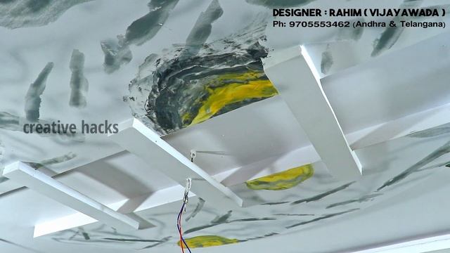 false ceiling Marble painting ideas with wall putty смотреть онлайн