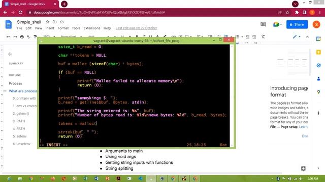Understanding string splitting in shell - simple c_shell смотреть онлайн