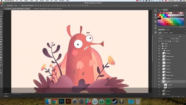 Dan's illustration tutorial #01 Grain and noise texture смотреть онлайн