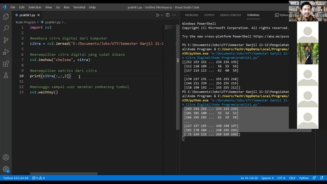 Dasar Pengolahan Citra Digital dengan Python dan OpenCV (Praktikum - PCD) смотреть онлайн