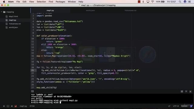 101 Choropleth Map | Application 2 Create Webmaps with Python and Folium смотреть онлайн