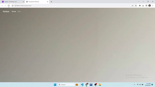 How to Make Transparent Navbar Using Bootstrap | Bootstrap 5 смотреть онлайн