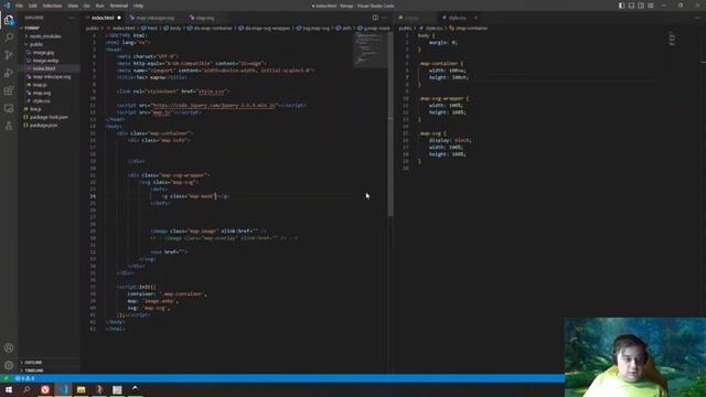 Интерактивная карта на Javascript: vw, vh и svg в роли маски | Часть 4 [Нарезка с мастеркласса] смотреть онлайн