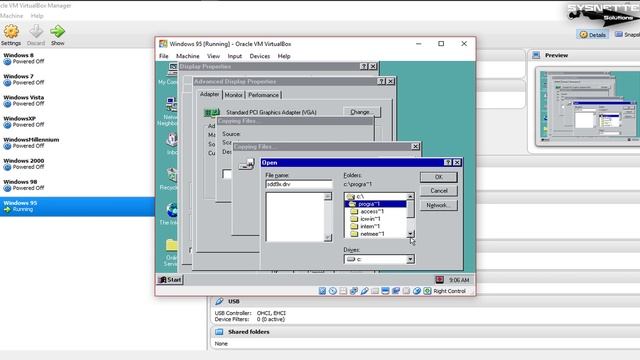 How to Fix Screen Resolution on Windows 95 in VirtualBox Virtual Machine | SYSNETTECH Solutions смотреть онлайн