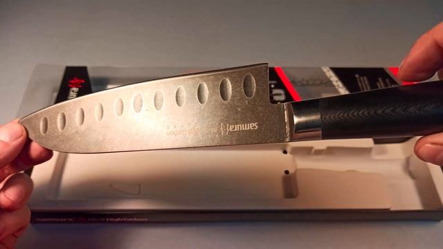 Обзор ножа Сантоку Samura Mo-V Stonewash смотреть онлайн