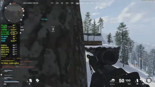 Call of Duty: Black Ops Cold War - FX 8300 + RX 460 смотреть онлайн