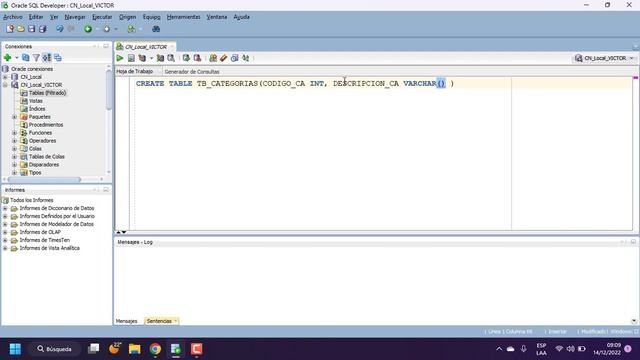 05 - Crear Tablas de datos - parte 01 | Curso de Base de Datos Oracle Database смотреть онлайн