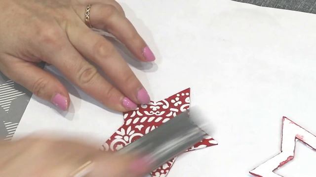 Новогодняя гирлянда из переплетного картона. Делаем своими руками. смотреть онлайн