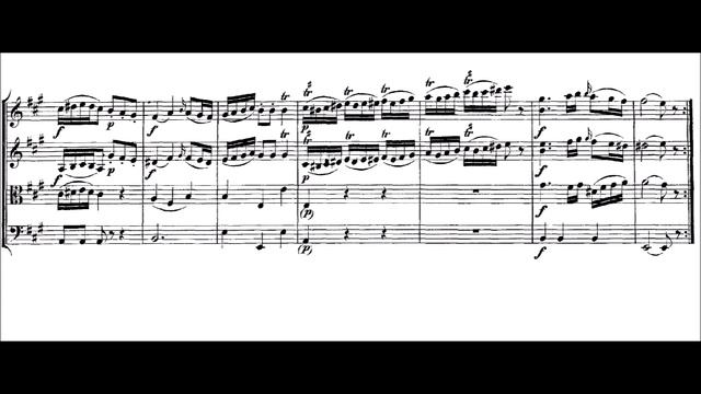 Mozart String Quartet #2 K.155 (Full Score) смотреть онлайн