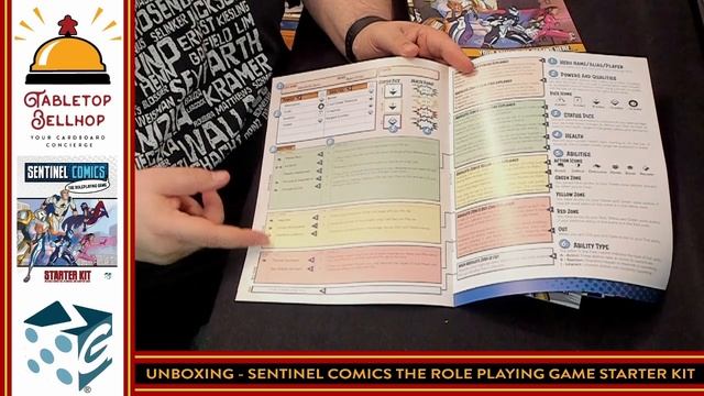 #Unboxing the Sentinel Comics The Roleplaying Game Starter Kit, What you get with this supers RPG смотреть онлайн