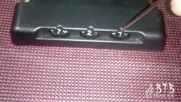 Как открыть кодовый замок чемодана если забыли код