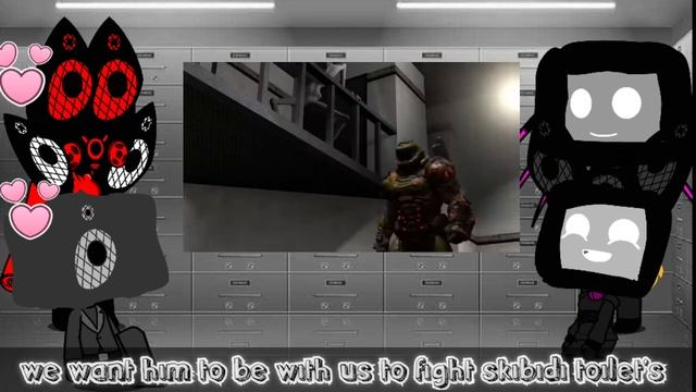 Skibidi characters react to Doom Slayer VS Scp-96 part 1-2 смотреть онлайн