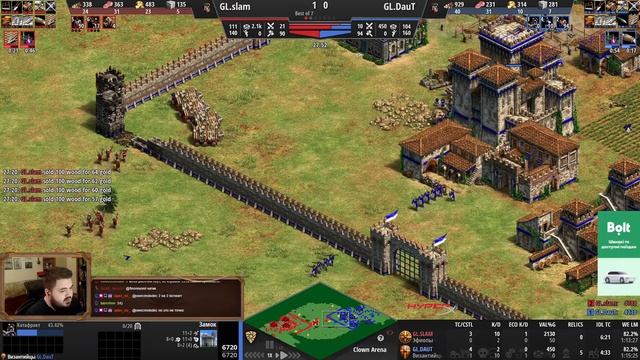 КАТАФРАКТЫ НА АРЕНЕ КЛОУНОВ: Грандиозный финал крутого турнира по Age of Empires 2 смотреть онлайн