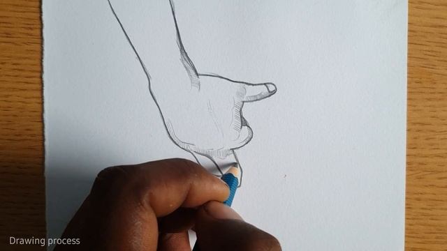 Finger Drawing || Female Figure Drawing || Drawing Process || Pencil Drawing Technique #art #drawin