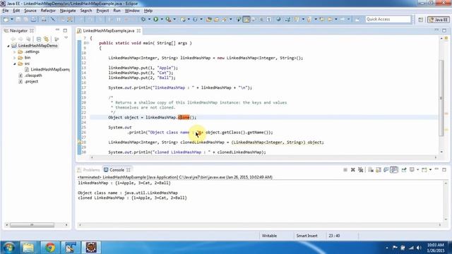 How to clone the LinkedHashMap? | LinkedHashMap (Clone) смотреть онлайн