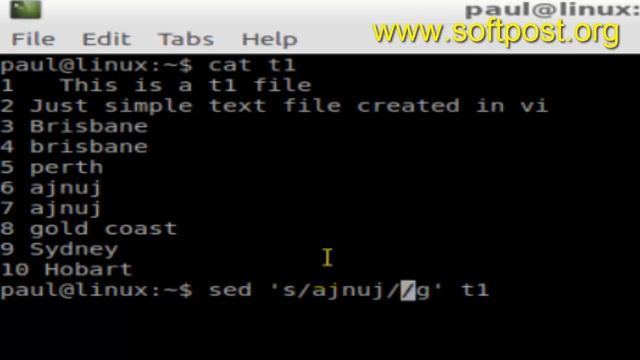 How to find and replace text in a file in Linux смотреть онлайн