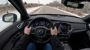 2023 Volvo XC90 Recharge Ultimate - POV Test Drive (Binaural Audio)
